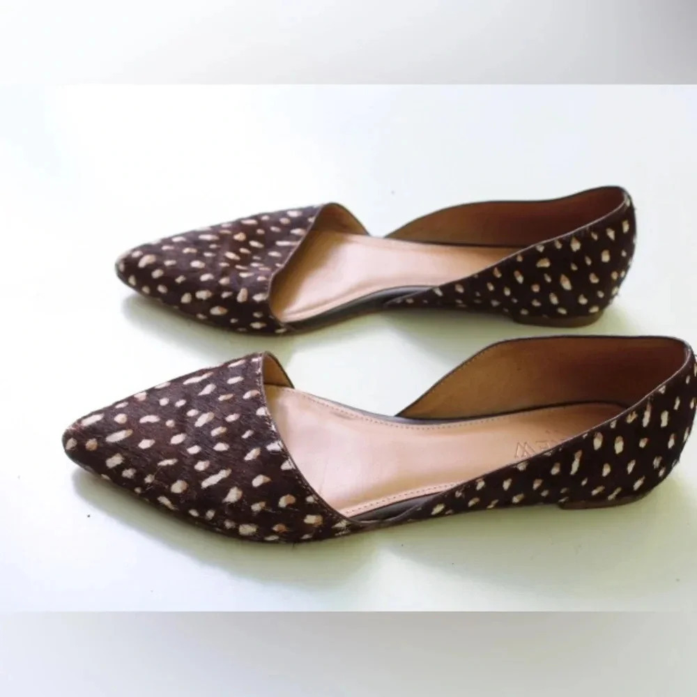 J. Crew Brown and Cream Flats - Picture 8 of 11